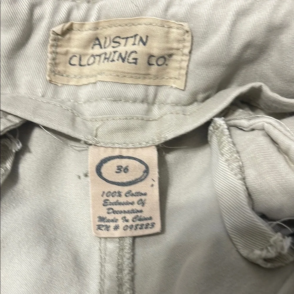 Austin Clothing Co Tan Cargo Shorts Casual Cotton Blend